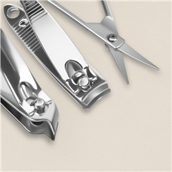 Набор маникюрный, 6 предметов, в футляре, МИКС