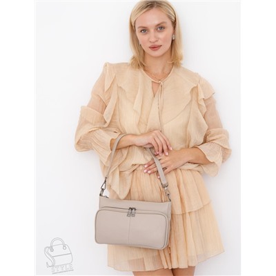 Сумка женская кожаная 8200VG off white Vitelli Grassi  в Новосибирске