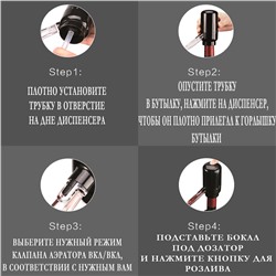 Электрический аэратор-диспенсер для вина