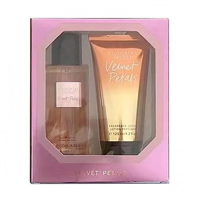 Подарочный набор лосьон и спрей для тела Victoria's Secret Velvet Petals 2 в 1 (125 мл )