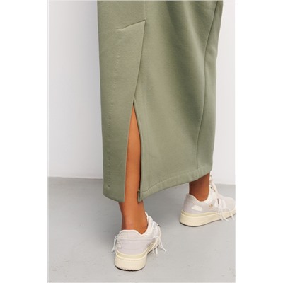 Юбка длинная макси с разрезом 388KHK