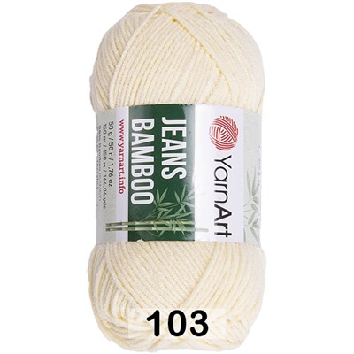 Пряжа Yarnart Jeans Bamboo