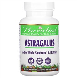 Paradise Herbs, Astragalus, 120 Vegetarian Capsules