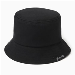 Панама детская «Классика» MINAKU, чёрная, размер 52 (3-5 лет)