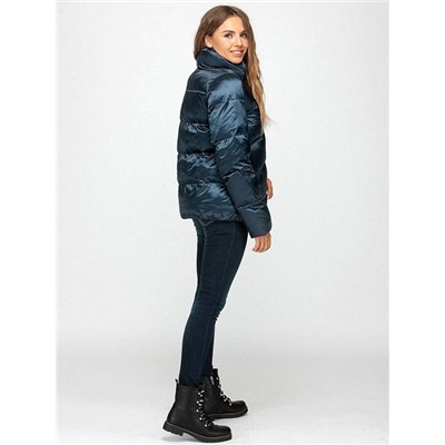 VS190124 св/син Пуховик женский (40-48)