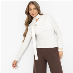 Лонгслив с креативным воротником, Гламур на максималках