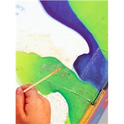 УЦЕНКА Набор для творчества. Рисование в технике ЭБРУ, 4 цв