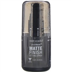 Wet n Wild, PhotoFocus, Matte Appeal, спрей для фиксации макияжа с матирующим эффектом, 45 мл