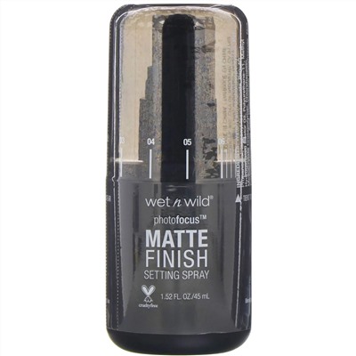 Wet n Wild, PhotoFocus, Matte Appeal, спрей для фиксации макияжа с матирующим эффектом, 45 мл