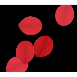 Конфетти бумажное лепестки роз (красное)