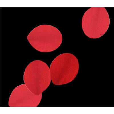 Конфетти бумажное лепестки роз (красное)