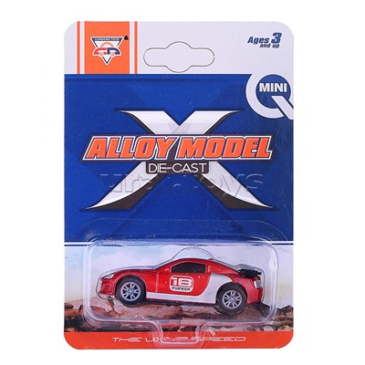 Машина "Кто круче" металл. на листе