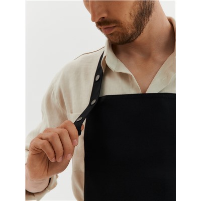 Фартук «Этель. Стиль», чёрный, 70×80 см, 80% п/э, 20% хлопок