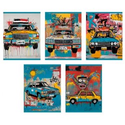 Тетрадь  48л клетка "Красочные машины" ТКЛ489164 Listoff