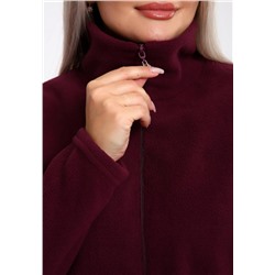 734 Толстовка флис стойка молния (Ежевичный)