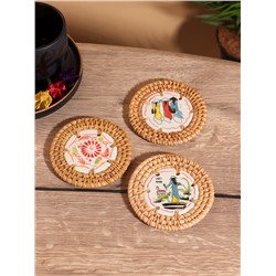 Подставка под горячее, 10 см, МИКС