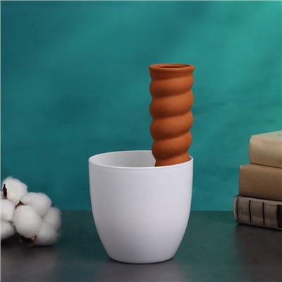 Автополив для комнатных растений «Спираль», 16.2×5 см, керамика, набор 4 шт.