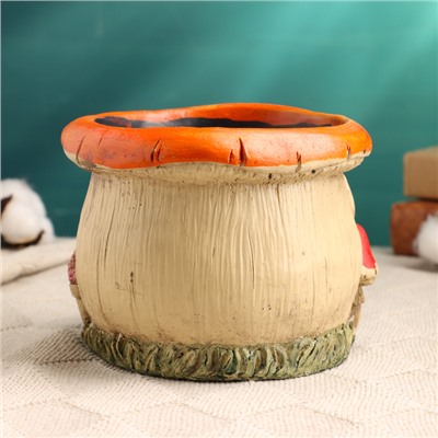 Декоративное кашпо для цветов «Домик», 14×14×11 см, керамическое, Greengo