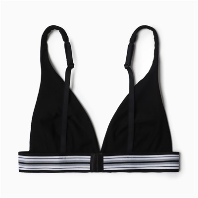 Бюстгальтер с треугольными чашечками женский Mark Formelle, чёрный, размер 75 С