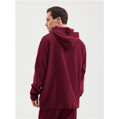 Кофта мужская, MINAKU, бордовая, размер 50