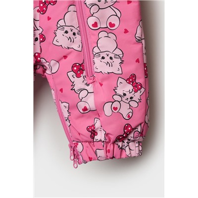 Комбинезон детский текстильный с полиуретановым покрытием для девочек PLAYTODAY, 1226858