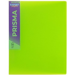 Папка пластиковая 2 кольца 25мм PRISMA NEON 700 мкм EC211300021 лайм, эффект 3D Expert Complete