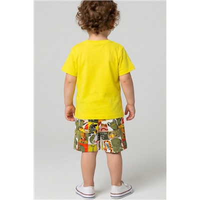 Комплект детский трикотажный для мальчиков: джемпер (футболка), шорты PLAYTODAY, 1243230