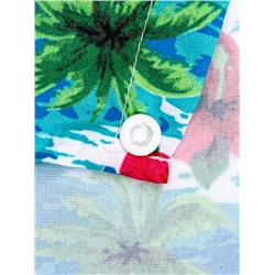 Рубашка для собак «Тропики», размер S, ДС 25, ОГ 35, ОШ 23 см, голубая