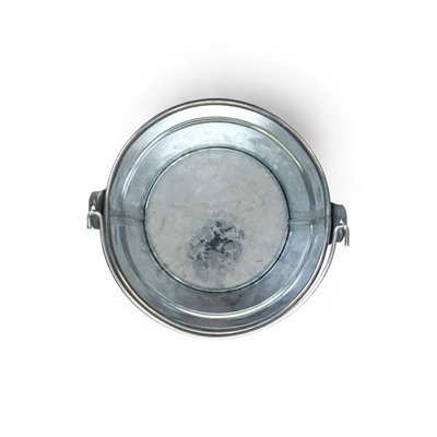 Декоративное кашпо для цветов «Ведёрко альма», 500 мл, d=10 см, h=9.4 см, металлическое