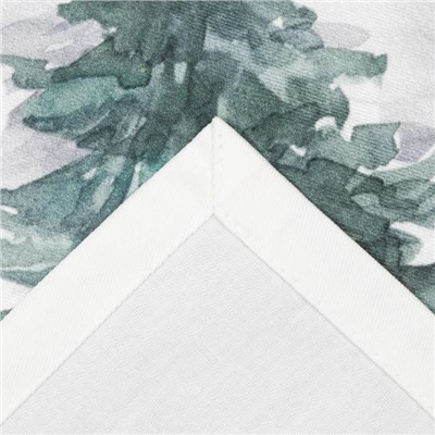 Скатерть новогодняя «Этель» Forest animals, 150×110 ±2 см с ГМВО, 100% хлопок, саржа 190 г/м²