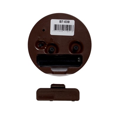 Будильник «Капибара», плавный ход, d=8 см, корпус коричневый