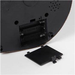 УЦЕНКА Светодиодная фигура «Поезд и ёлка», 20×20×16 см, полистоун, батарейки ААх3 (не в комплекте), USB, свечение тёплый белый