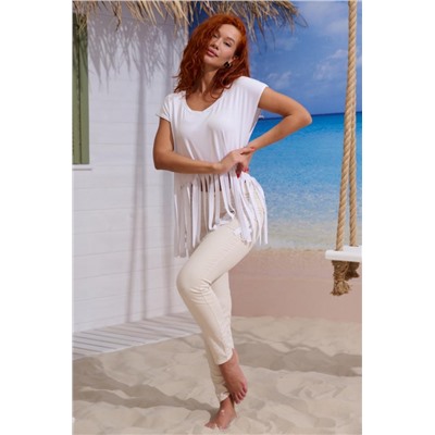 7494 футболка женская (Белый)