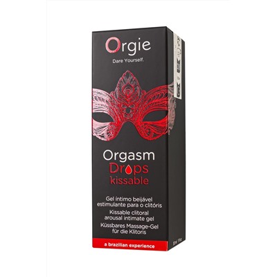 Интимный гель для клитора ORGIE Orgasm Drops Kissable - 30 мл.