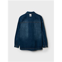 Куртка текстильная джинсовая для девочек