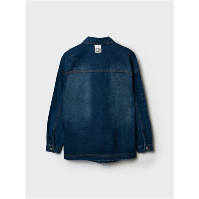 Куртка текстильная джинсовая для девочек