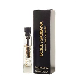 DOLCE & GABBANA VELVET ORIENTAL MUSK edp 1.5ml пробник