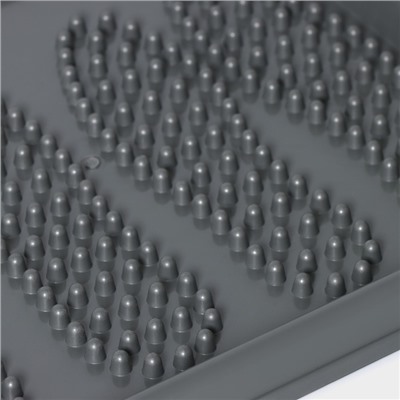 Лоток для обуви малый Darel plastic, 43.5×39 см, пластик, серый