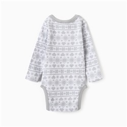 Боди с длинным рукавом Крошка Я «Первый НГ», рост 74-80 см, цвет белый