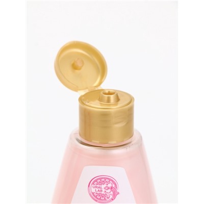 Подарочный набор новогодний: гель для душа и мочалка для тела, аромат ванильный милкшейк, URAL LAB