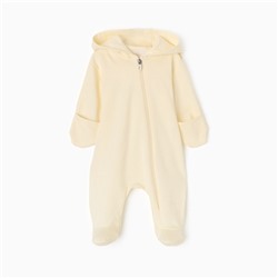 Комбинезон детский MINAKU, рост 80-86 см, айвори