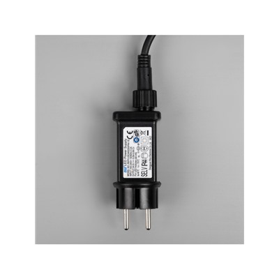 Гирлянда «Клип-лайт» 3 нити по 20 м, IP44, УМС, тёмная нить, 399 LED, свечение мульти, 8 режимов, 24 В