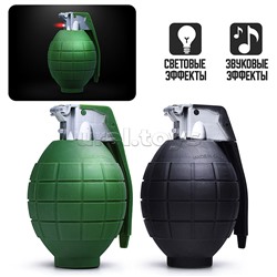 Граната игрушечная (свет, звук) в коробке