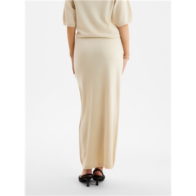 Юбка миди женская MIST, размер 42, бежевая
