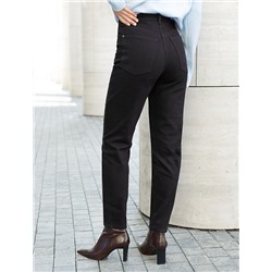 Джинсы мом фит из мягкой эластичной джинсы 13,5OZ