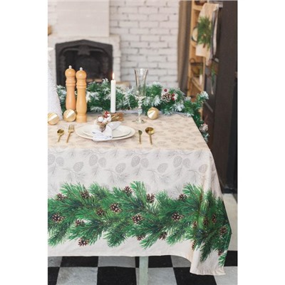 Полотенце «Этель» Еловые ветви 40×67 см, 100% хл, саржа 190 г/м²