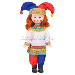 Кукла Скоморох 45см. в коробке