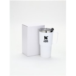 Термокружка «Стань бодрее», 500 мл, белая