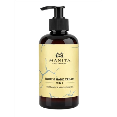 MANITA Парфюмированный крем для рук и тела / Bergamot, Neroli, Orange, 300 мл 28389