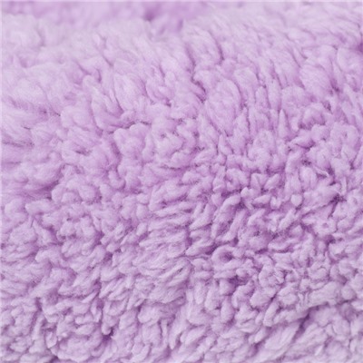 Лежанка для животных «Уют», 50×42×11 с, мягкий мех, фиолетовая